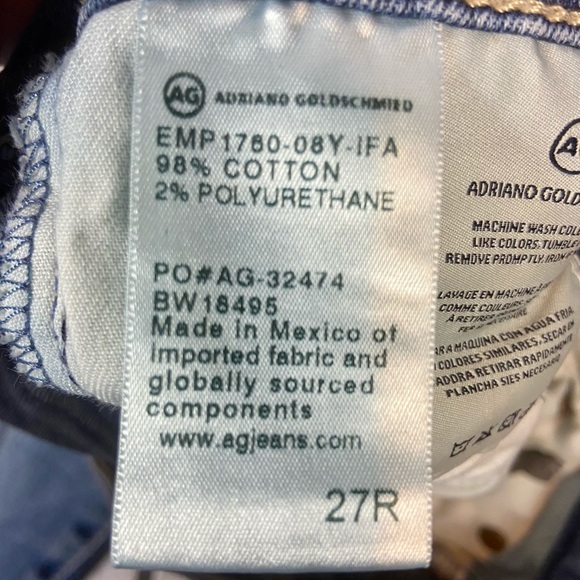 AG High Waist Skinny Jeans 27 - Picture 10 of 10
